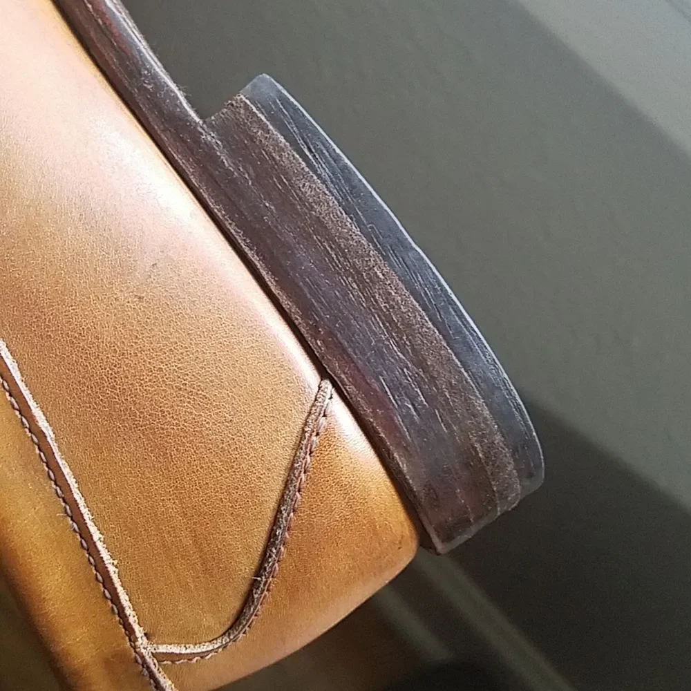 Allen Edmonds Tan Leather Penny Loafers